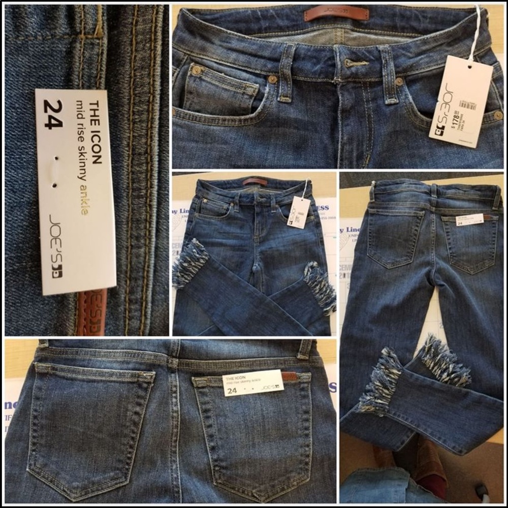 Joes mid rise skinny jeans new